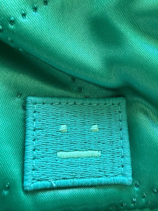 Acne Studios mint Green mixed Quilting Satin Bucket Hat Sz OS main image 8